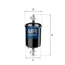 UFI 31.843.00 - Palivový filter -