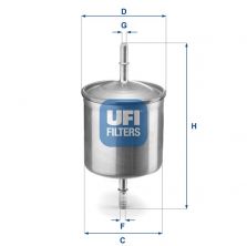 UFI 31.846.00 - Palivový filter -