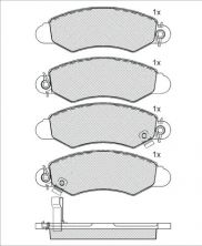 Icer 181293 - Brzdové platničky