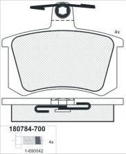 Icer 180784 - Brzdové platničky
