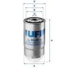 UFI 24.H2O.03 - Palivový filter -