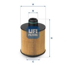 UFI 25.061.00 - Olejový filter