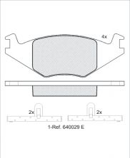 Icer 180461 - Brzdové platničky