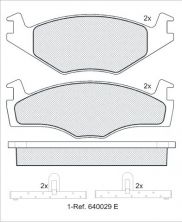 Icer 180460 - Brzdové platničky