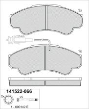 Icer 141522 - Brzdové platničky