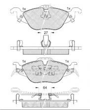 Icer 181249 - Brzdové platničky