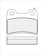 Icer 180938 - Brzdové platničky