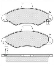 Icer 181229 - Brzdové platničky