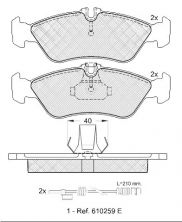 Icer 141103 - Brzdové platničky