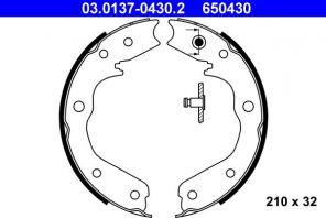 ATE 03.0137-0430.2 - Parkovacia brzda -