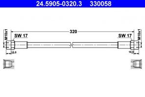 ATE 24.5905-0320.3 - Hlavný valec -