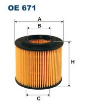 Filtron OE 671 - Olejový filter -