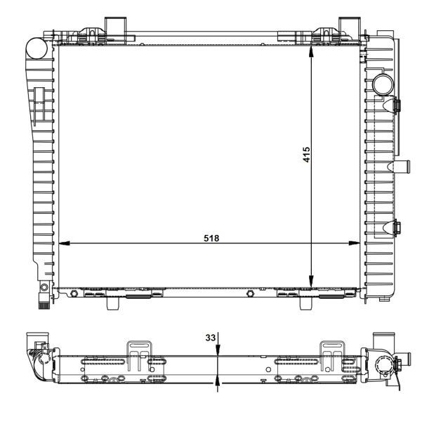 NRF 50593 - Chladič vody -