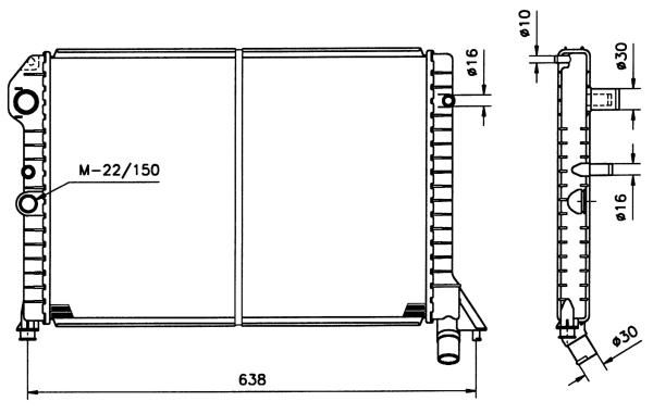 NRF 506990 - Chladič vody -