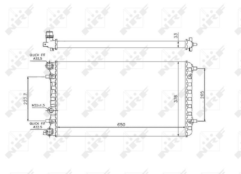 NRF 509644 - Chladič vody -