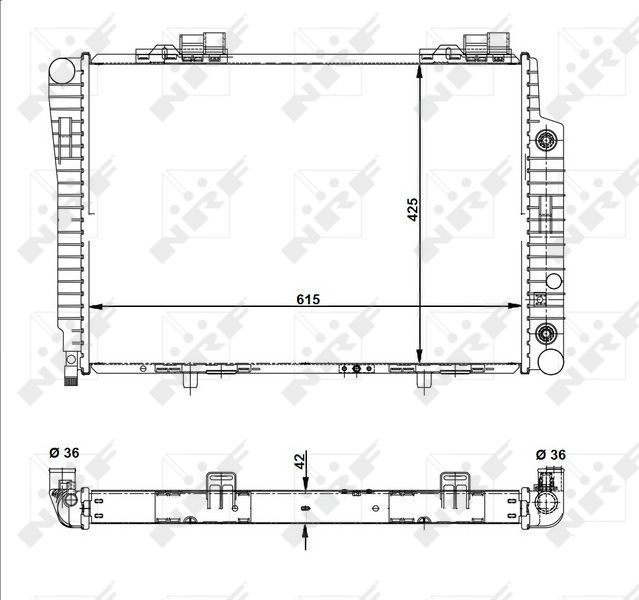 NRF 51281 - Chladič vody -