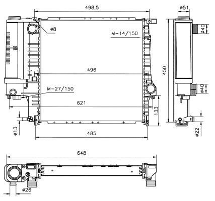 NRF 51360 - Chladič vody -