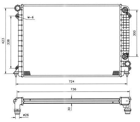 NRF 51579 - Chladič vody -