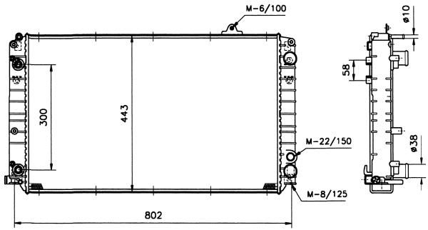 NRF 51587 - Chladič vody -