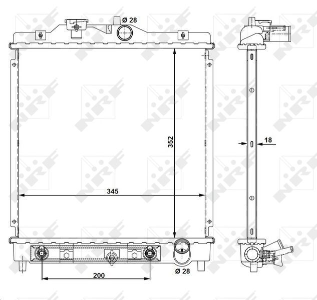 NRF 516355 - Chladič vody -