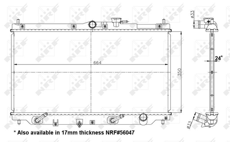 NRF 517722 - Chladič vody -