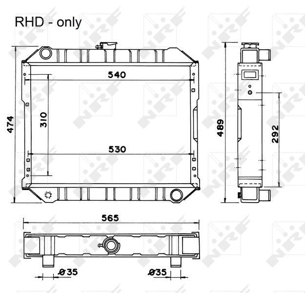 NRF 52038 - Chladič vody -