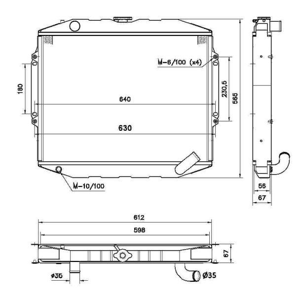 NRF 52282 - Chladič vody -