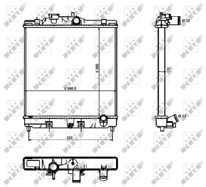 NRF 526356 - Chladič vody -