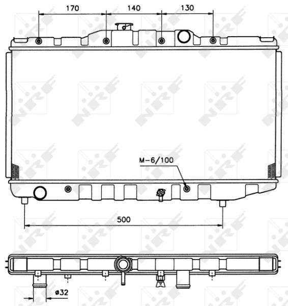 NRF 526711 - Chladič vody -