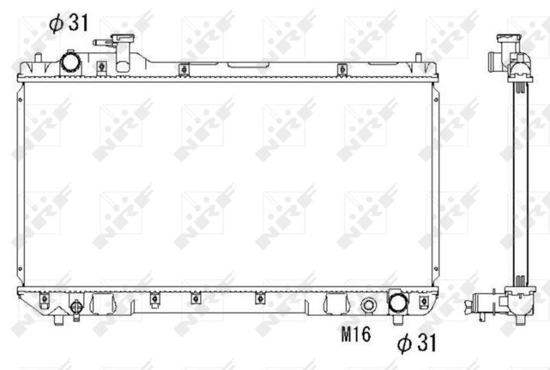 NRF 53275 - Chladič vody -