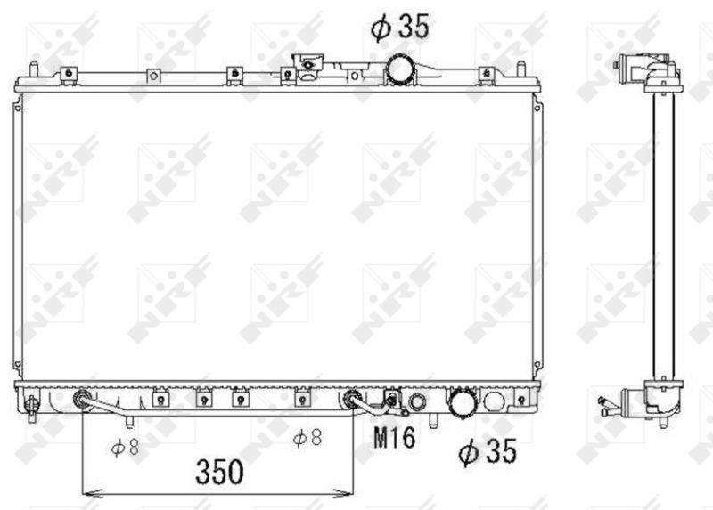 NRF 53283 - Chladič vody -