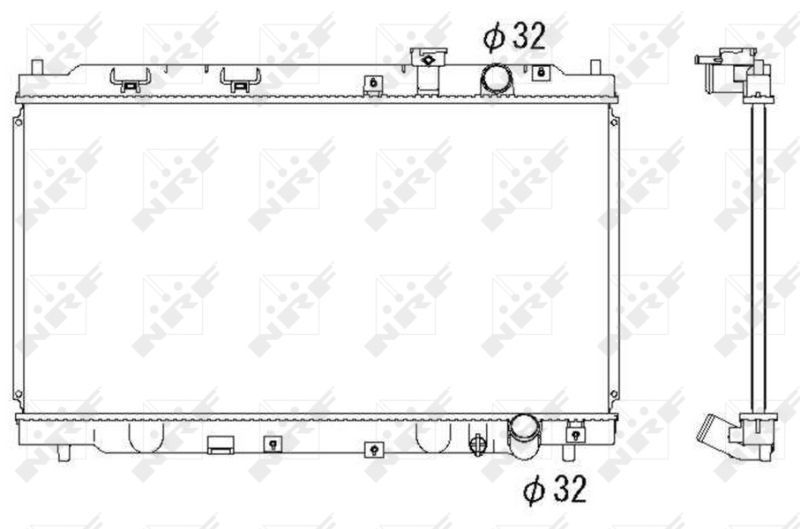 NRF 53284 - Chladič vody -