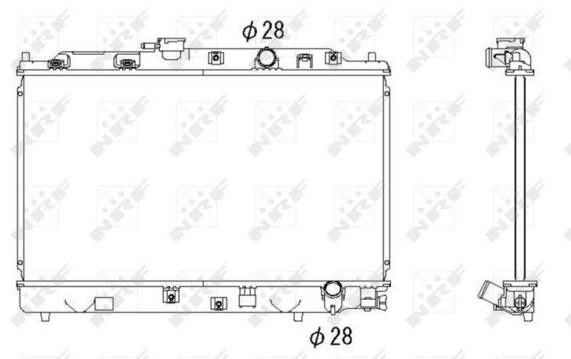 NRF 53286 - Chladič vody -