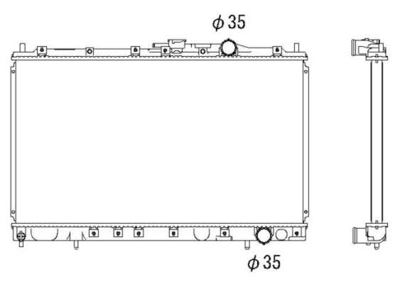 NRF 53299 - Chladič vody -