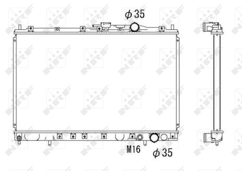 NRF 53301 - Chladič vody -
