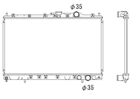 NRF 53303 - Chladič vody -