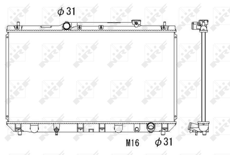 NRF 53307 - Chladič vody -