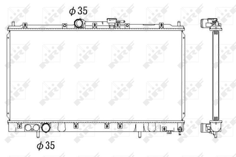 NRF 53312 - Chladič vody -