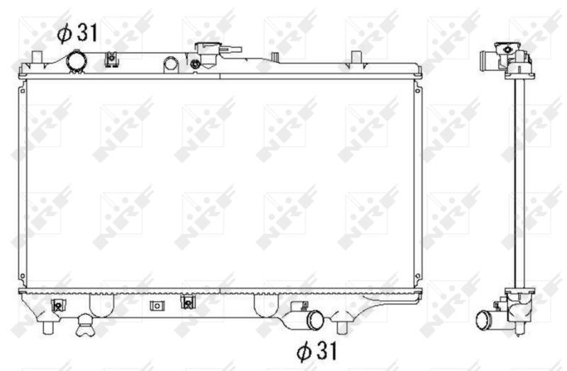 NRF 53322 - Chladič vody -