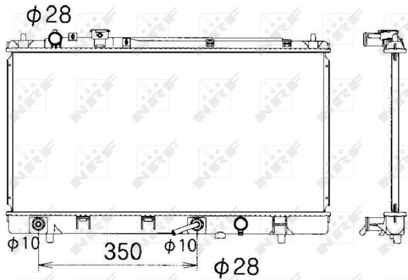NRF 53340 - Chladič vody -