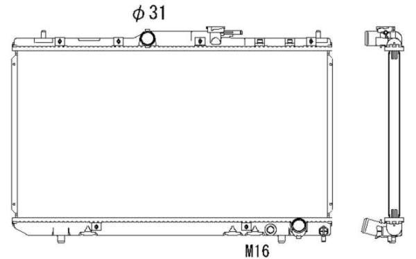 NRF 53348 - Chladič vody -