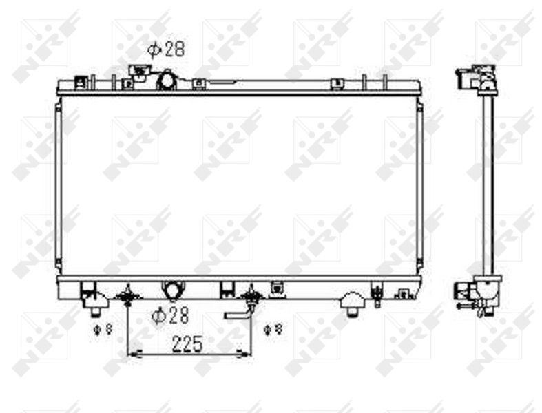 NRF 53349 - Chladič vody -