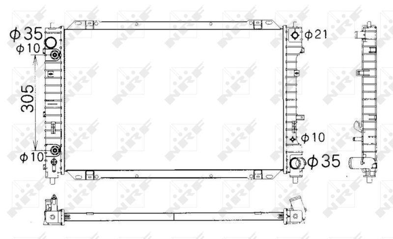 NRF 53378 - Chladič vody -