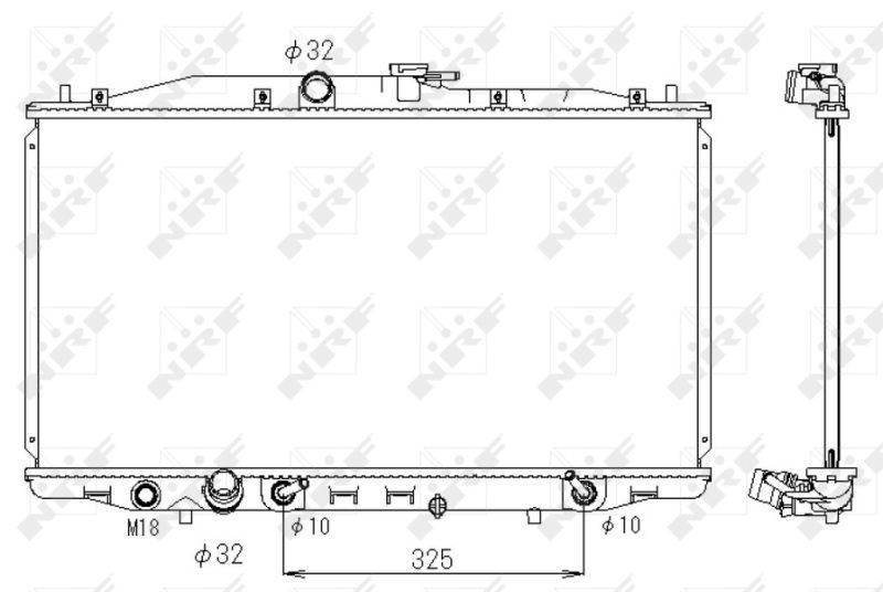 NRF 53391 - Chladič vody -