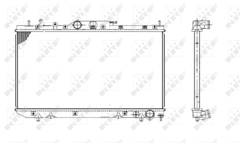NRF 53420 - Chladič vody -