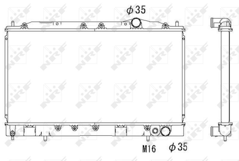 NRF 53521 - Chladič vody -