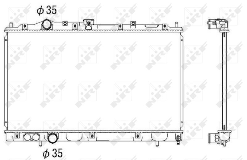 NRF 53522 - Chladič vody -