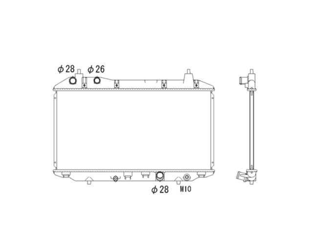NRF 53529 - Chladič vody -