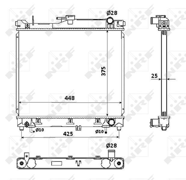 NRF 53569 - Chladič vody -