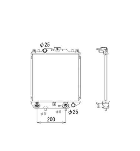 NRF 53577 - Chladič vody -